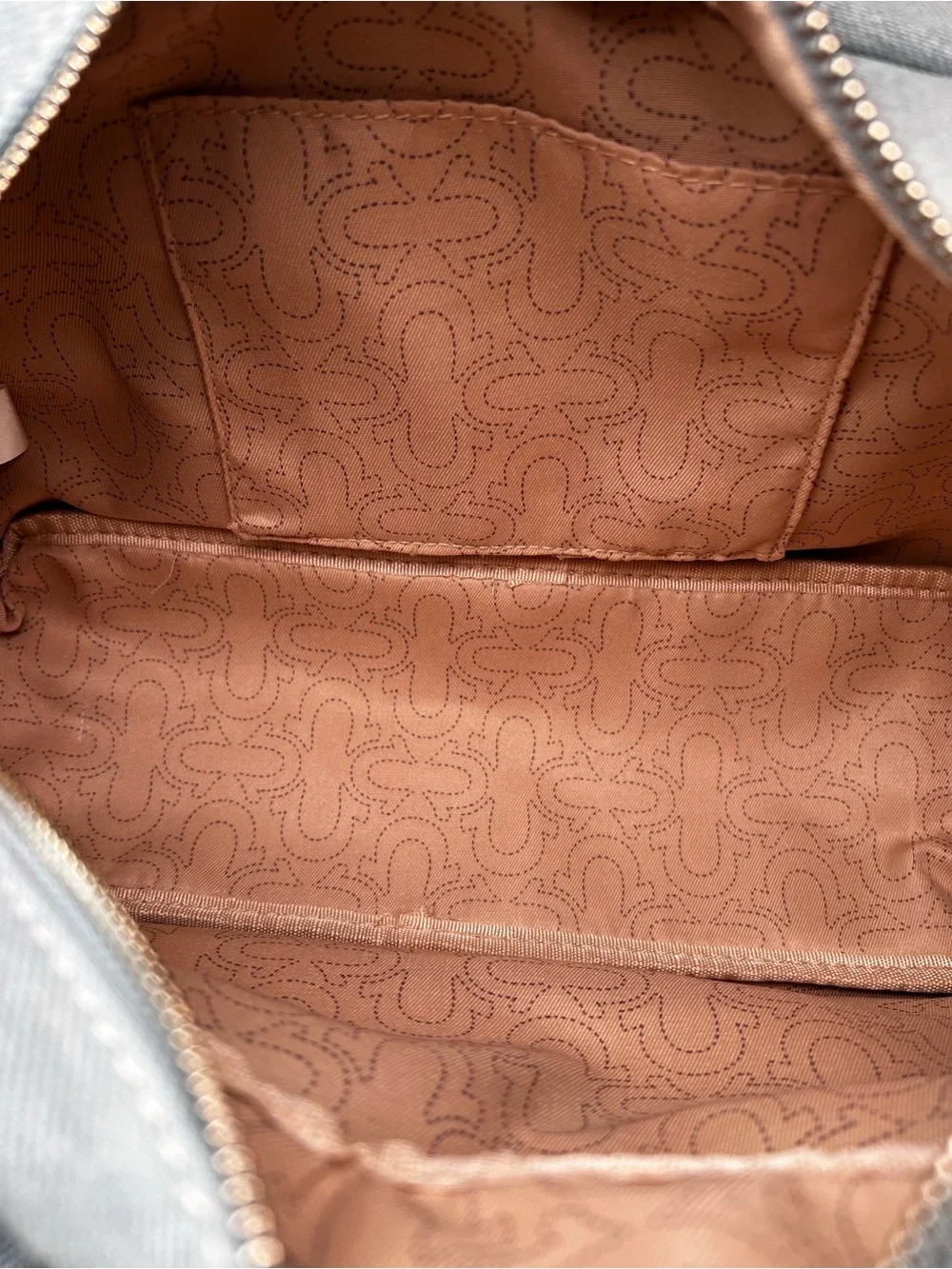 True Religion Y2K Light Wash Denim Cargo Patch Satchel Bag Purse NWT